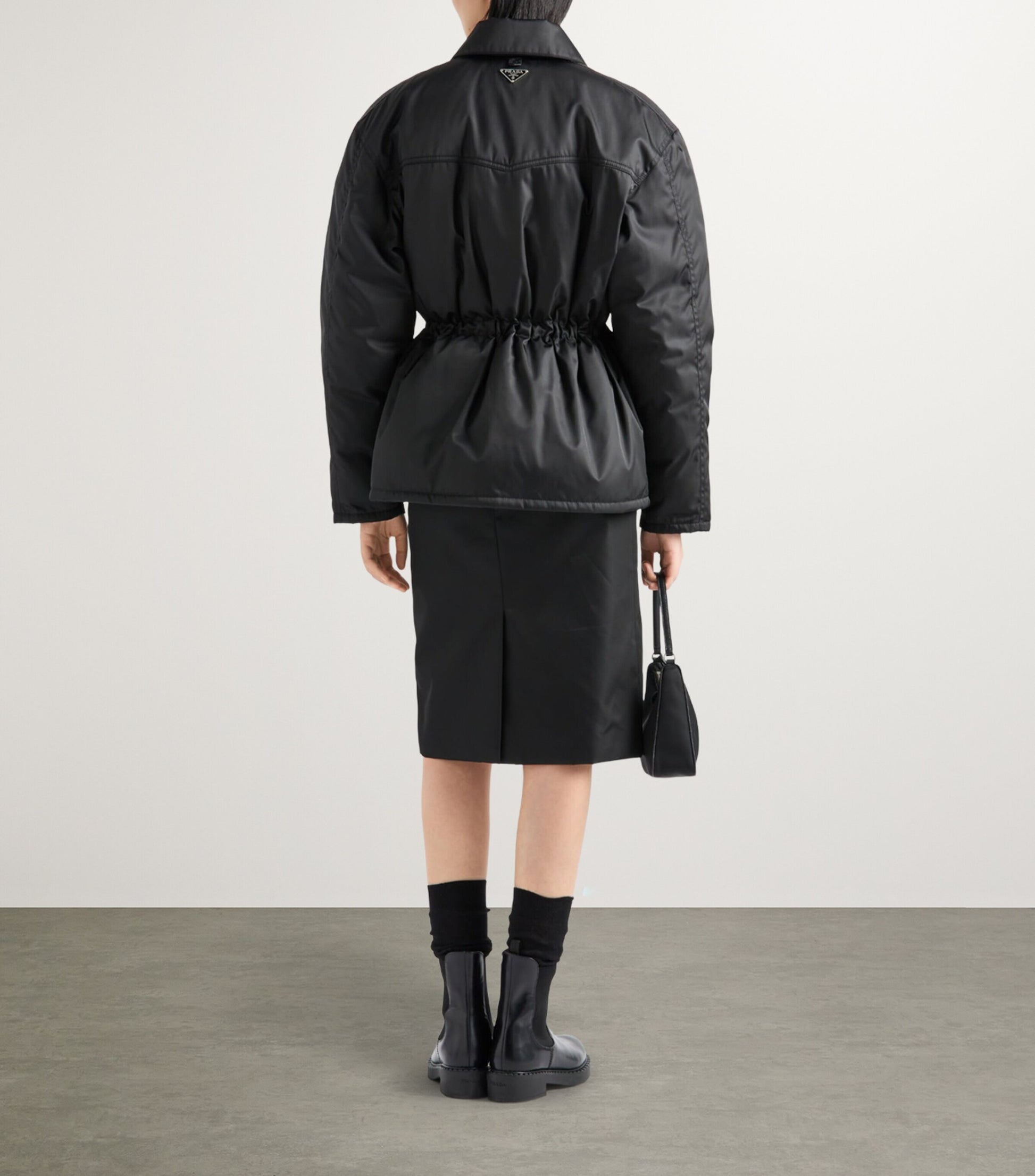 Prada Black Re-Nylon Down Jacket