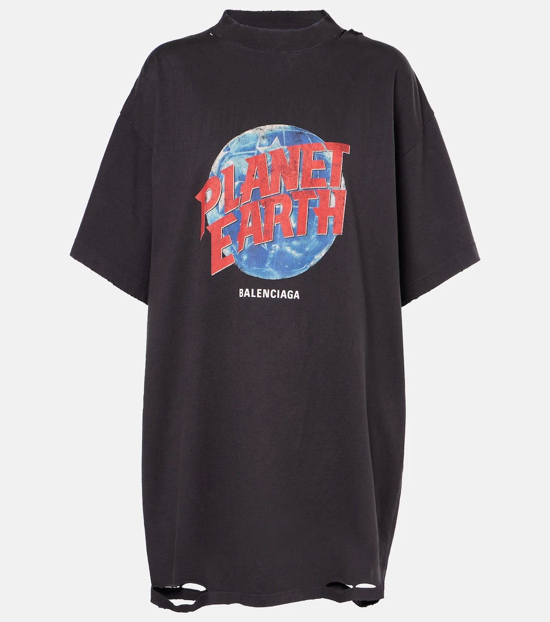 Balenciaga - Planet Earth cotton jersey T-shirt