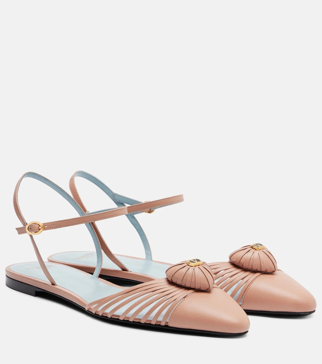 Valentino Garavani - Royal VLogo leather flats