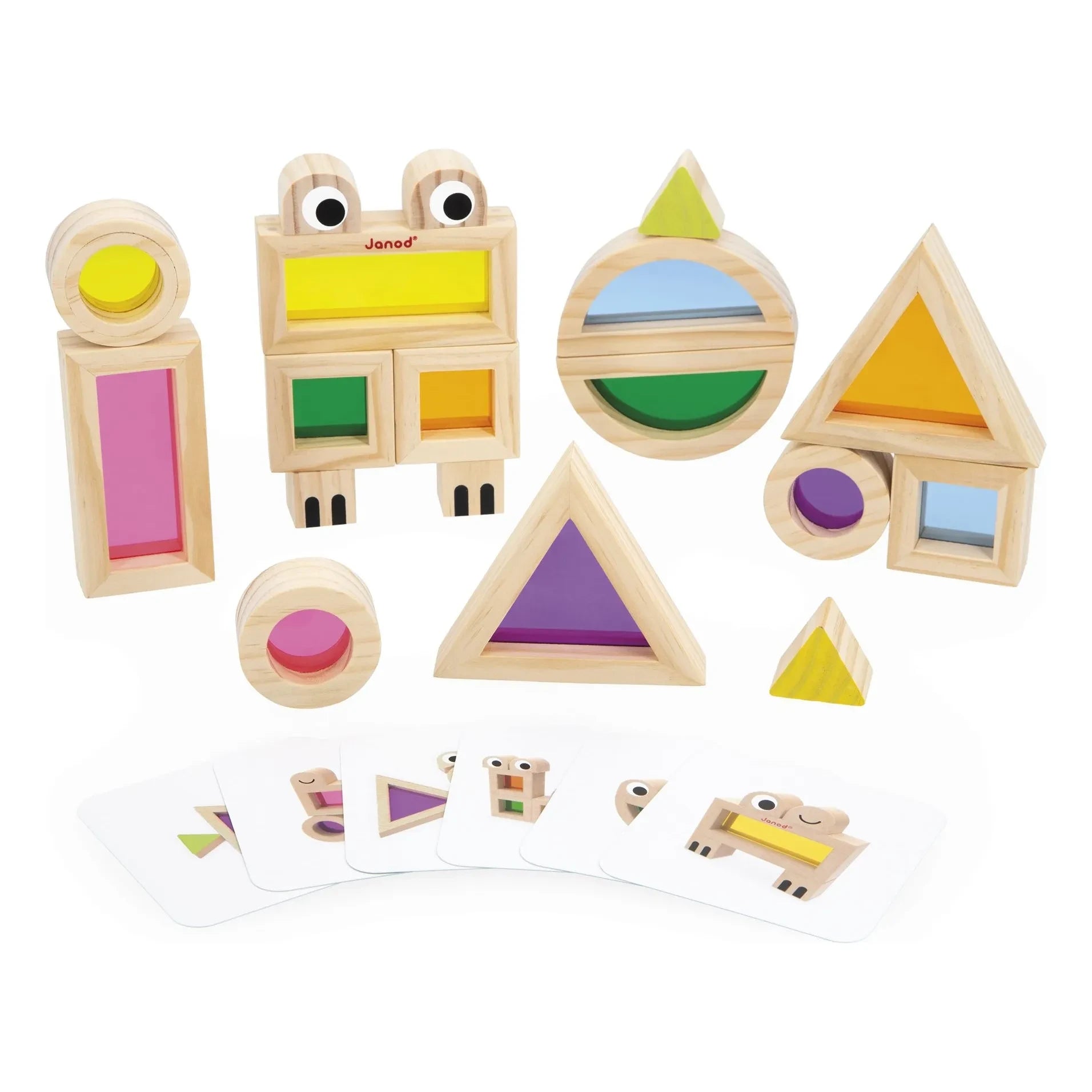 Janod - Translucent sensory blocks