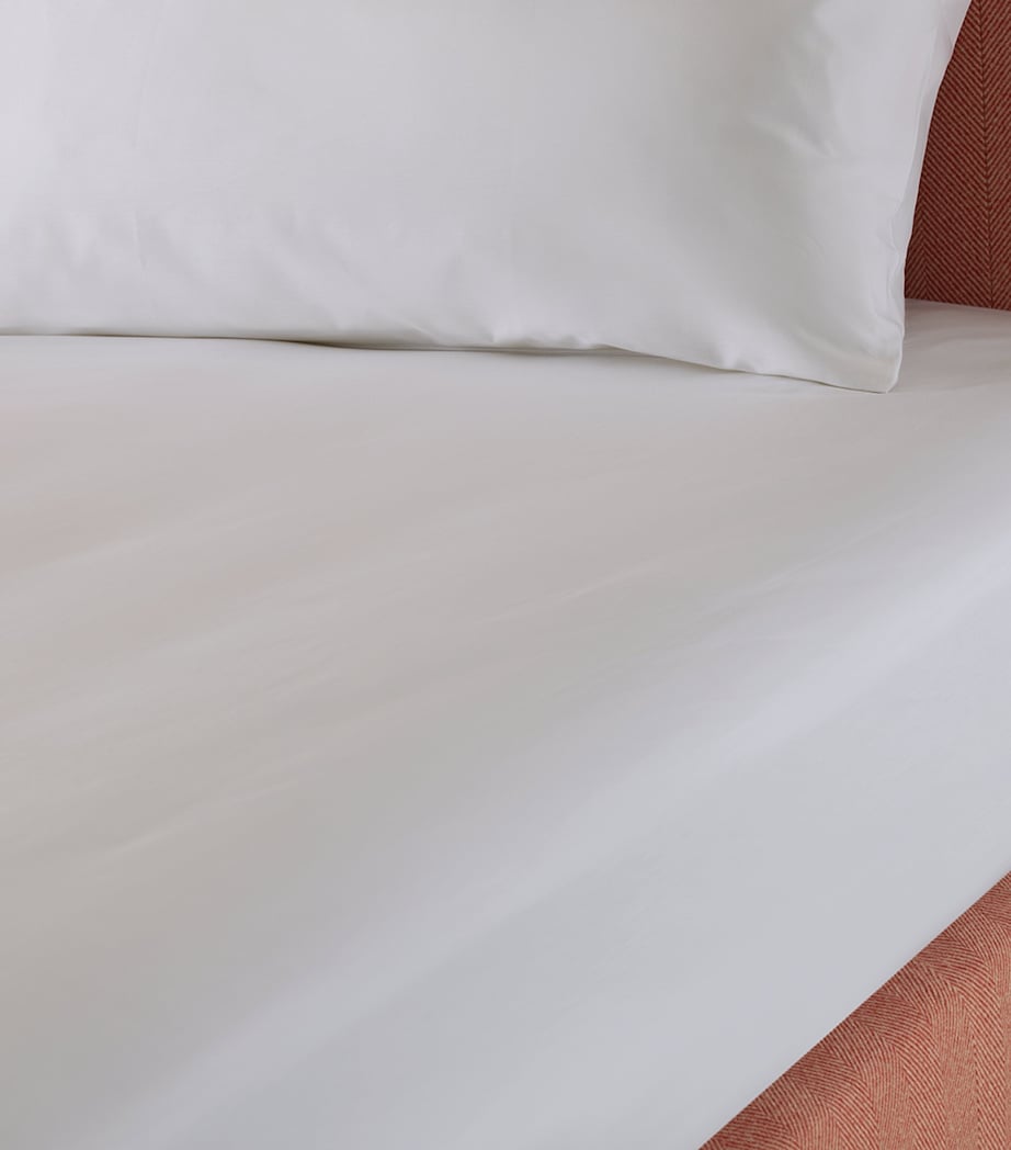 SAVOIR Cotton Percale The Drift Super King Fitted Sheet (180cm x 200cm)