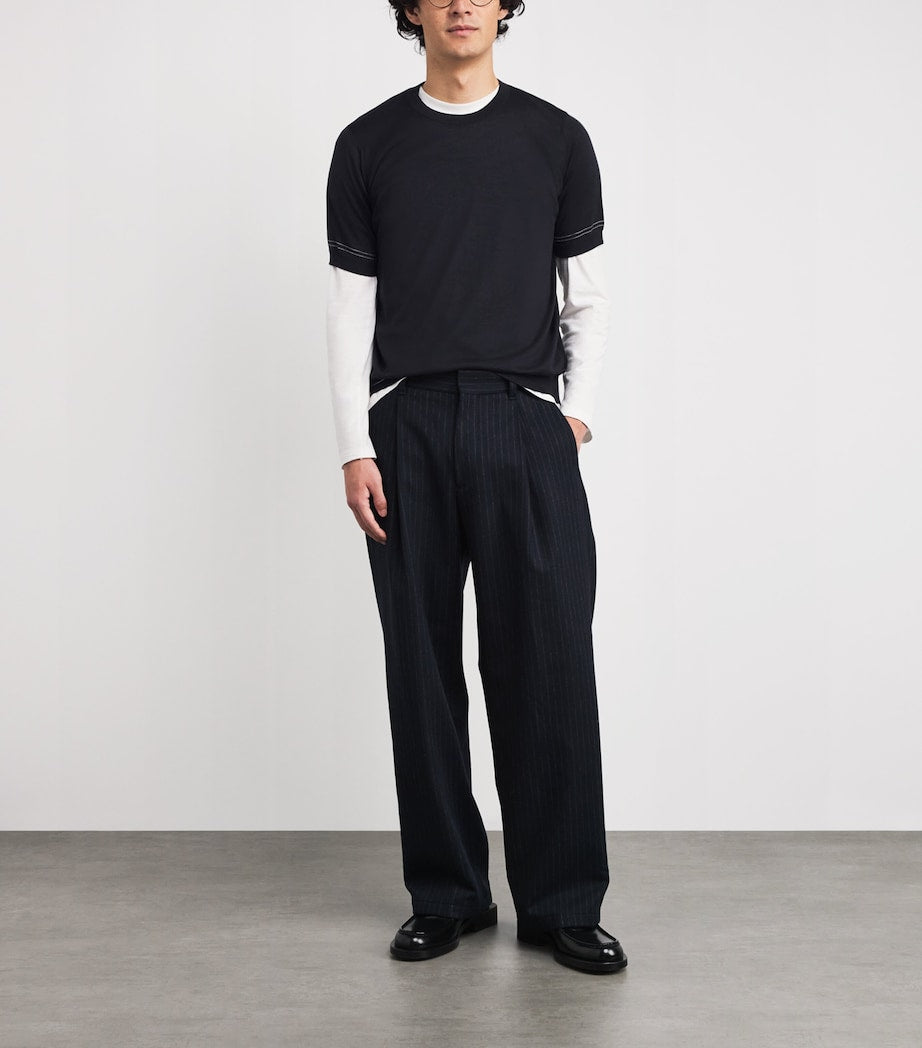 Wool-Cotton Tipped Ossian T-Shirt