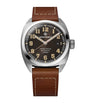 Stainless Steel and Leather Terra Nova Field Watch 40.5mm
