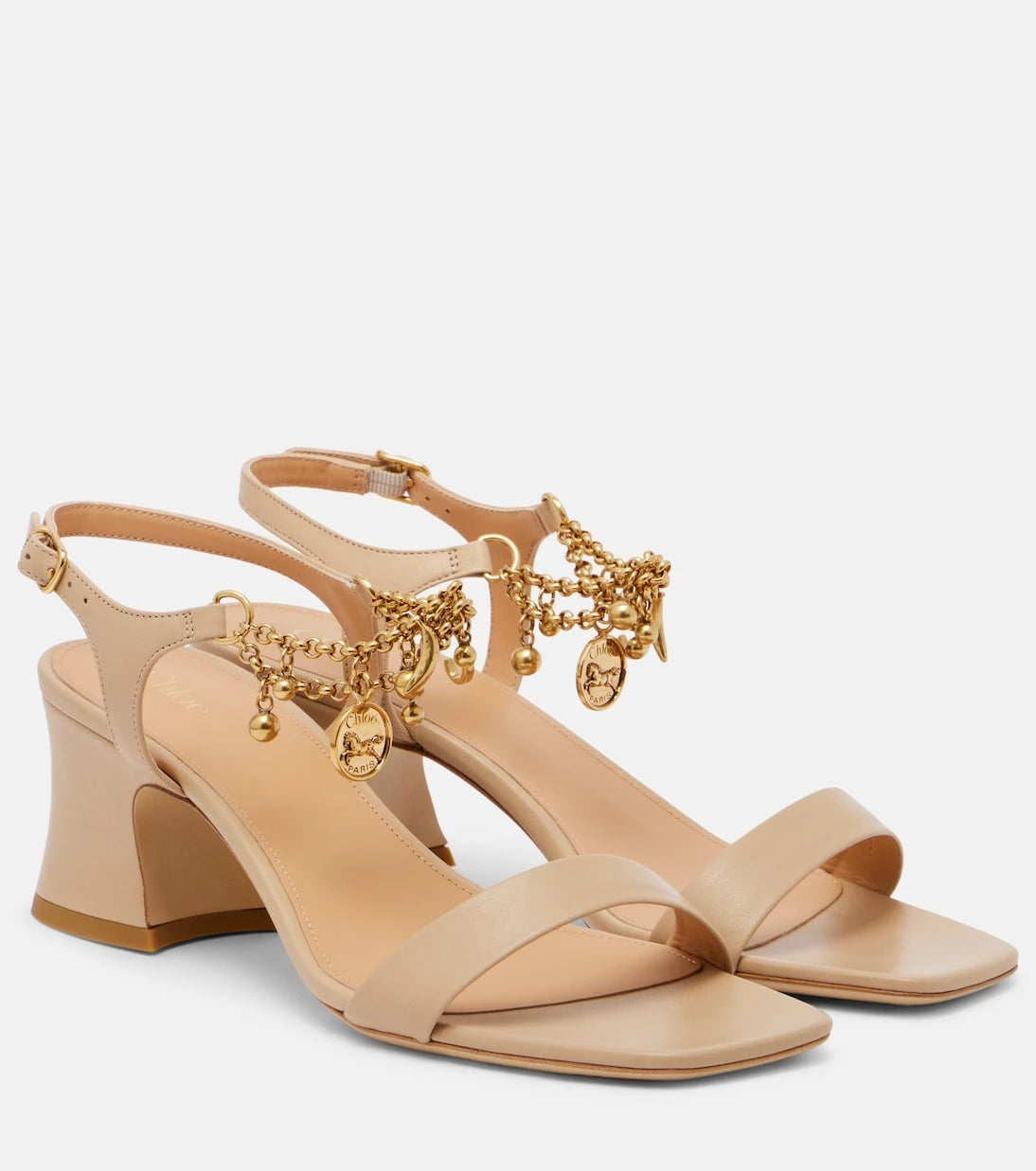 Chloé - Chloé Charms deri sandalet