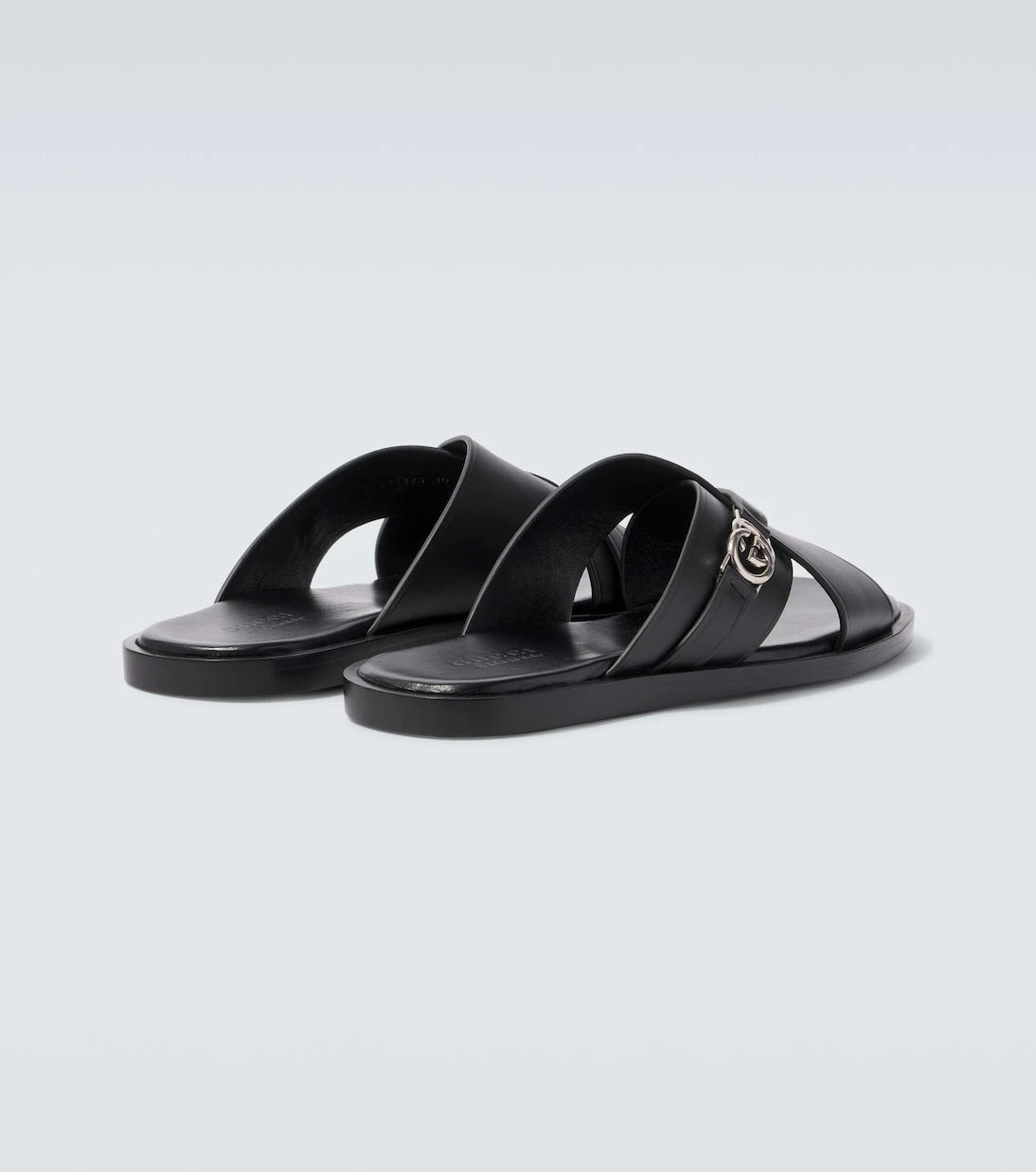 Gucci - Leather slides