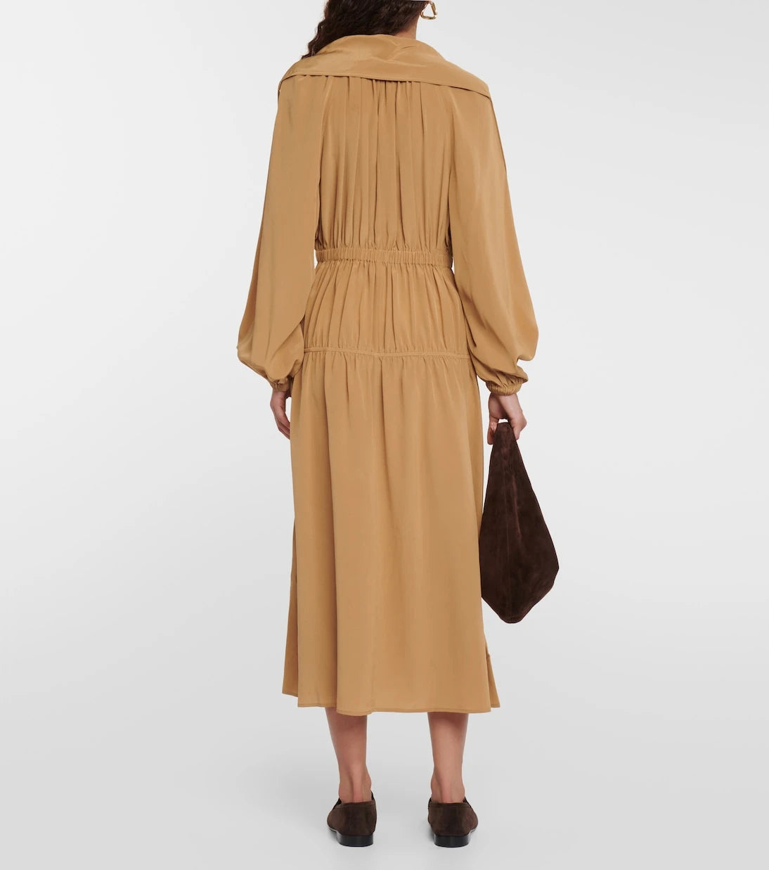 Joseph - Dryden silk crêpe de soie midi dress