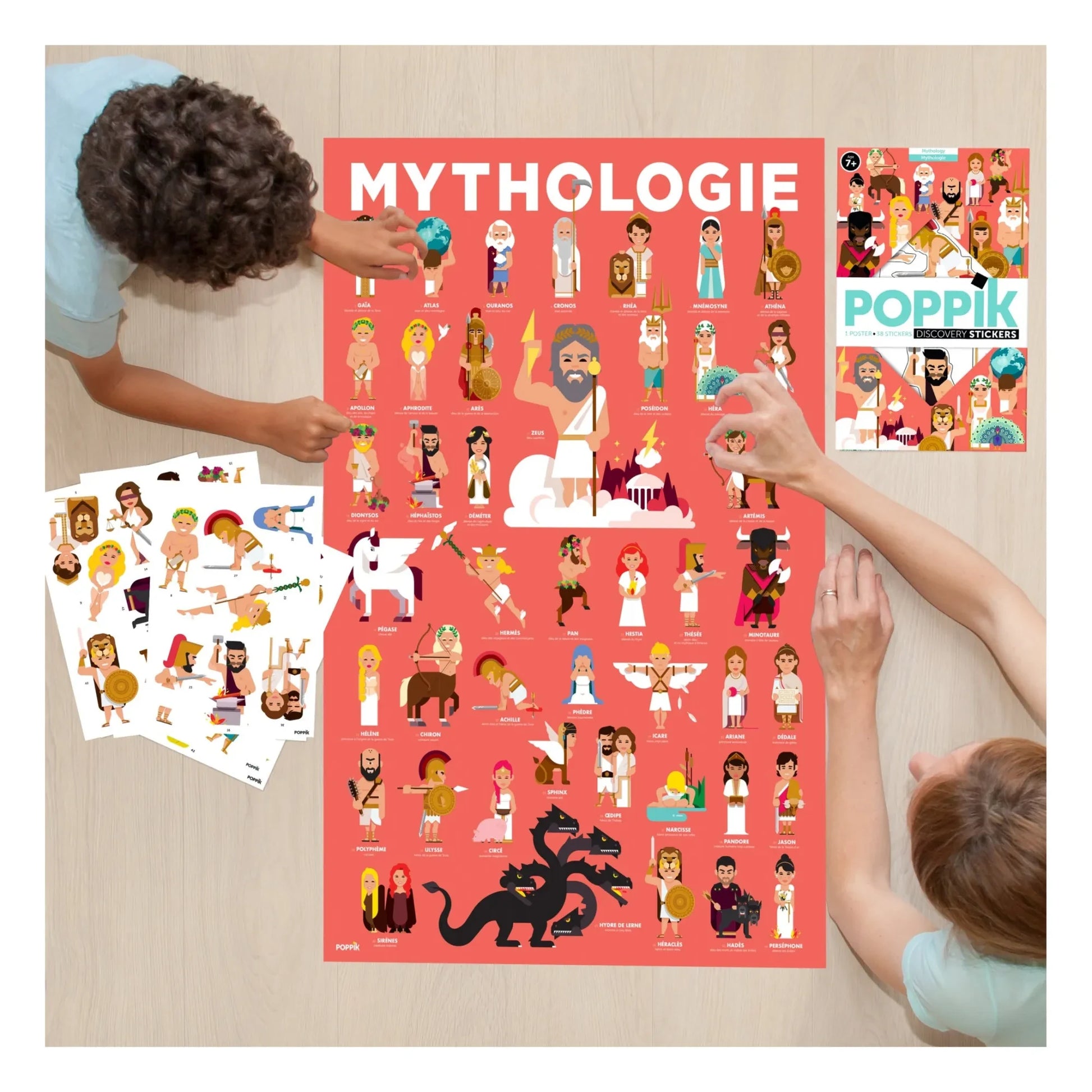 Poppik - Mythology Sticker Poster
