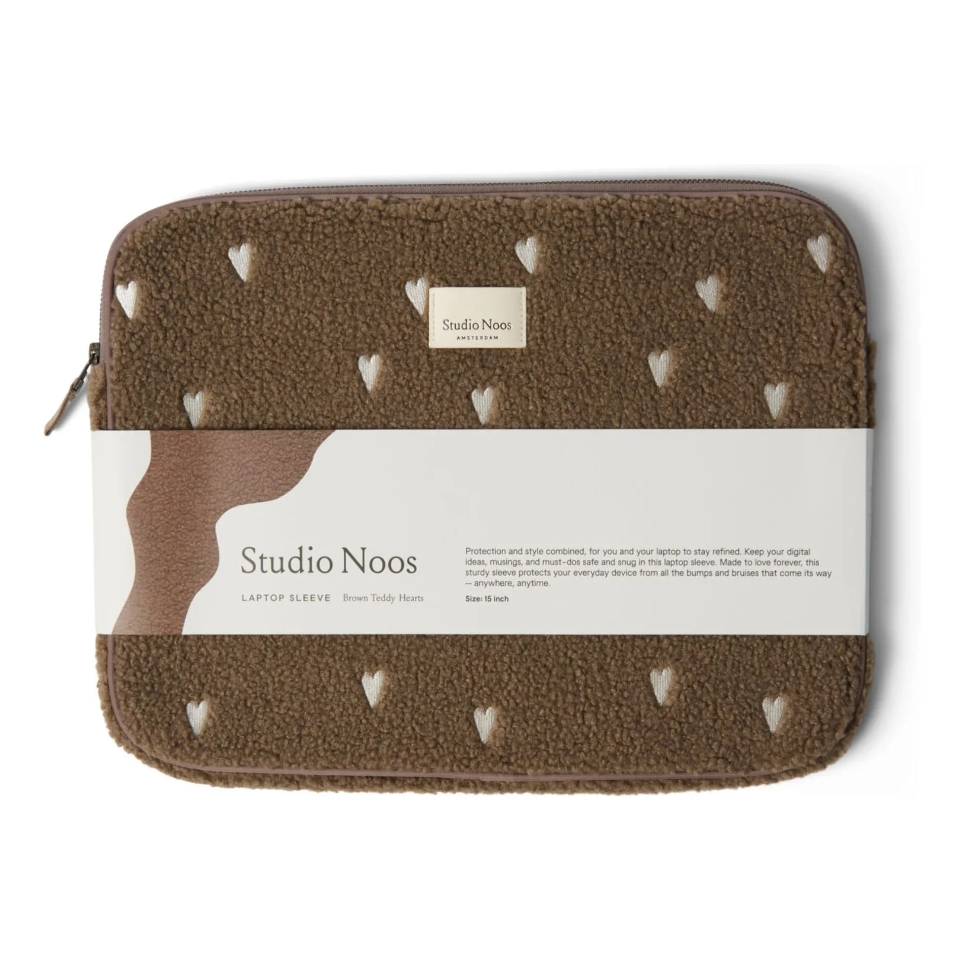 Studio Noos - Hearts computer case | Brown