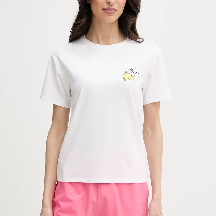 HUGO kadın modal tişört CASUAL T-SHIRT