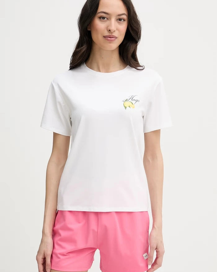 HUGO kadın modal tişört CASUAL T-SHIRT