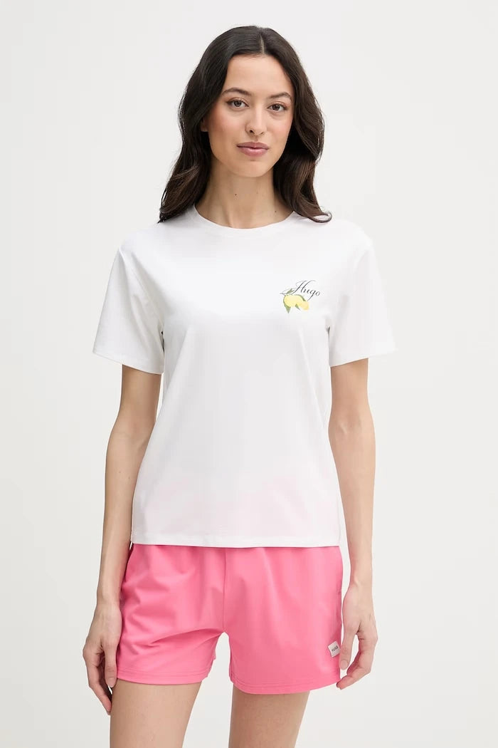 HUGO kadın modal tişört CASUAL T-SHIRT