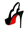 Christian Louboutin Hot Chick Sling Patent Slingback Pumps 100