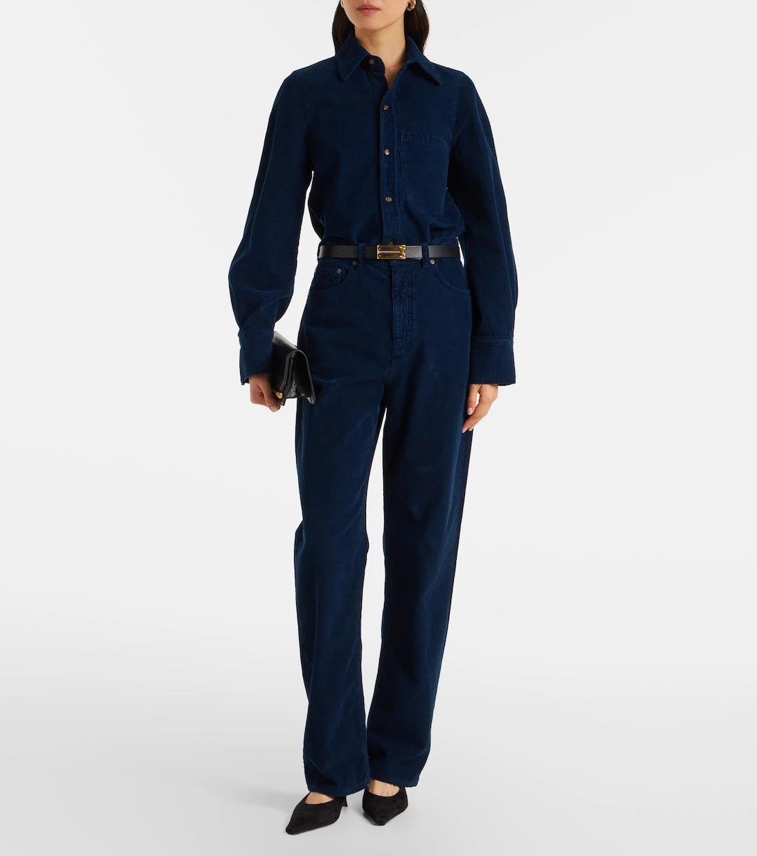 Victoria Beckham - Cotton corduroy shirt