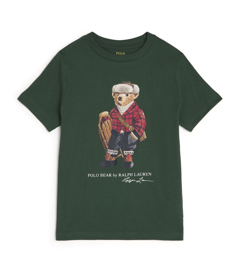 Ralph Lauren Kids Cotton Polo Bear T-Shirt (6-14 Years)