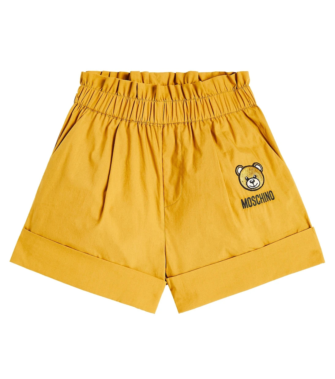 Moschino Kids - Teddy Bear high-rise cotton shorts