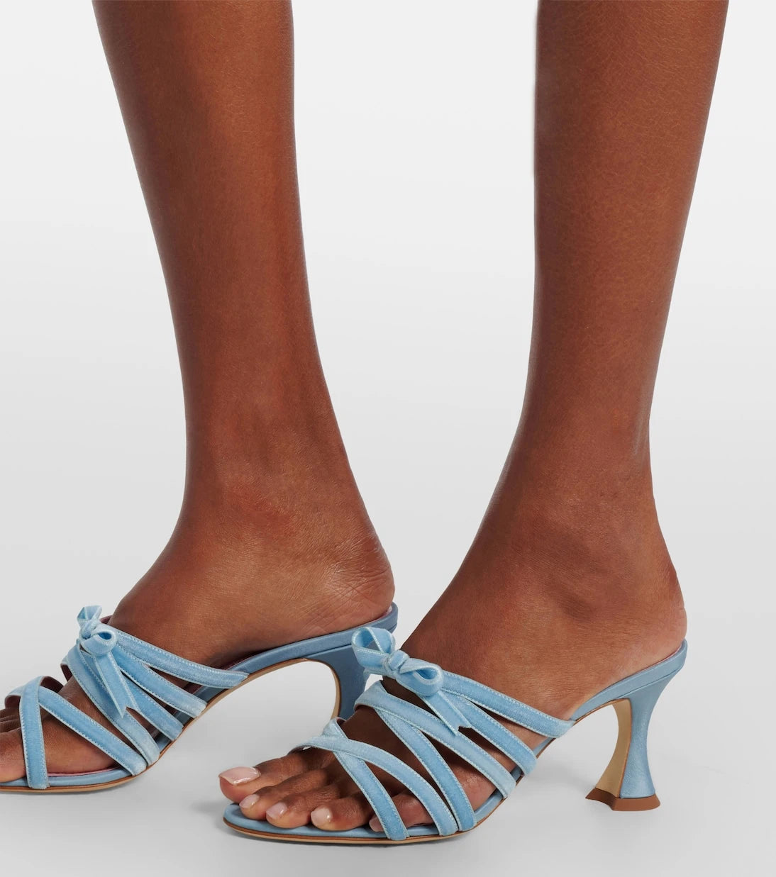Manolo Blahnik - Clementel 70 velvet mules