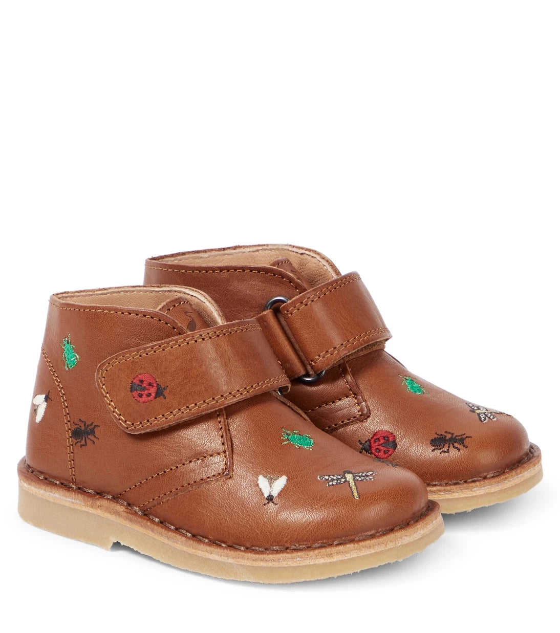Petit Nord - Embroidered leather boots