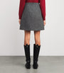 Weekend Max Mara Grey Wool A-Line Skirt