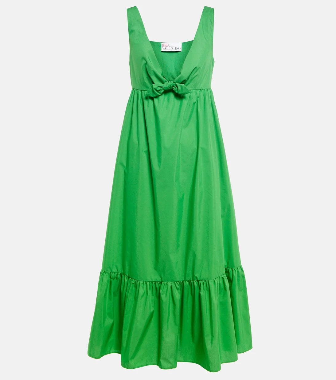 REDValentino - Cotton-blend poplin midi dress