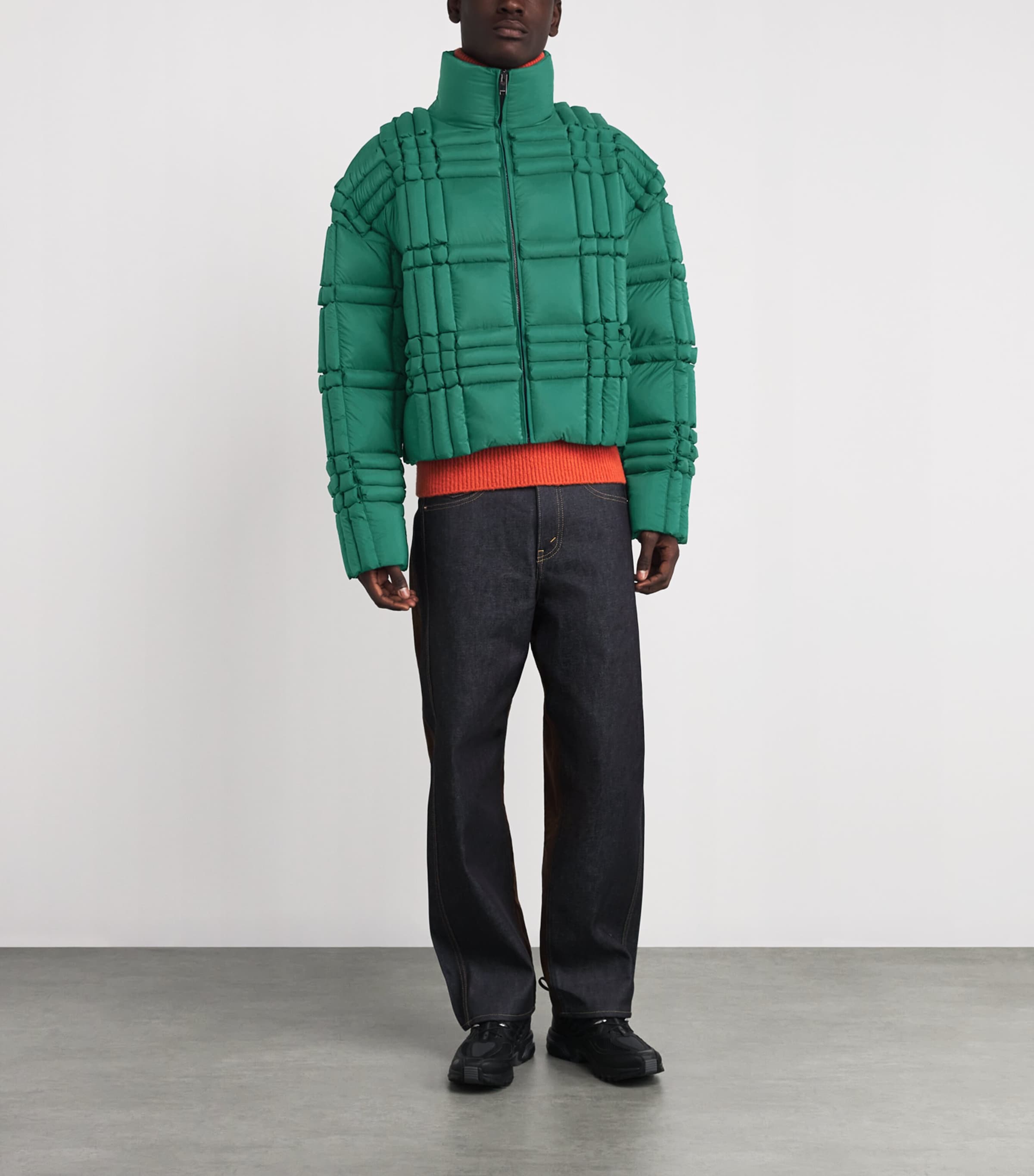 Raxxy Green 3D Down-Filled Puffer Jacket