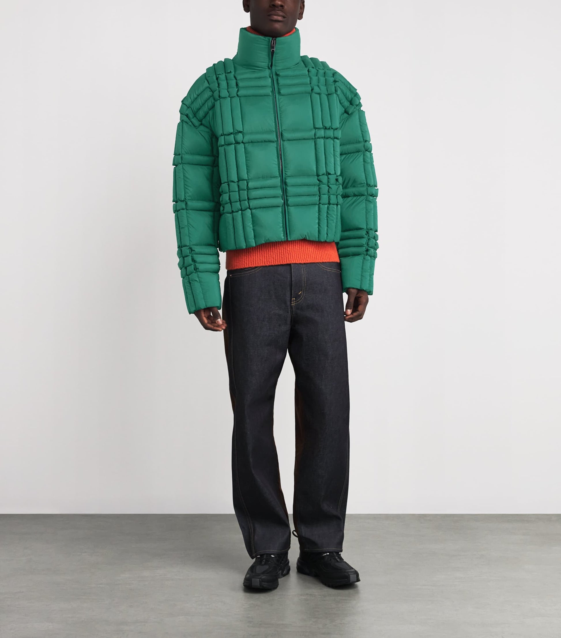 Raxxy Green 3D Down-Filled Puffer Jacket