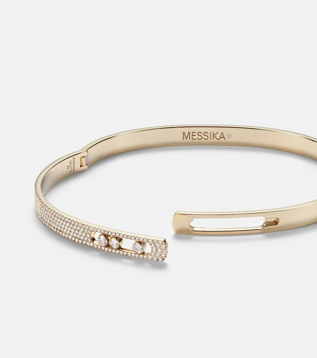 Messika - Move Noa KM 18kt gold bangle with diamonds