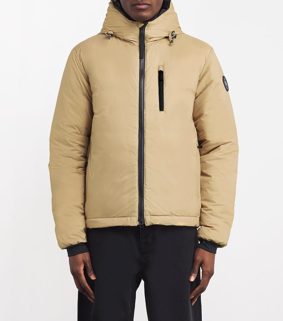 Canada Goose Beige Hooded Lodge Coat