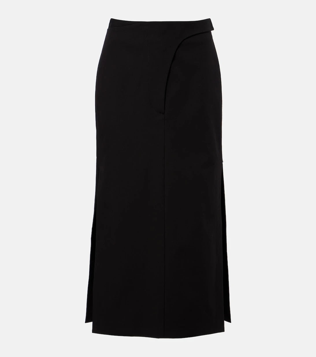 Sportmax - Velo cotton pencil skirt