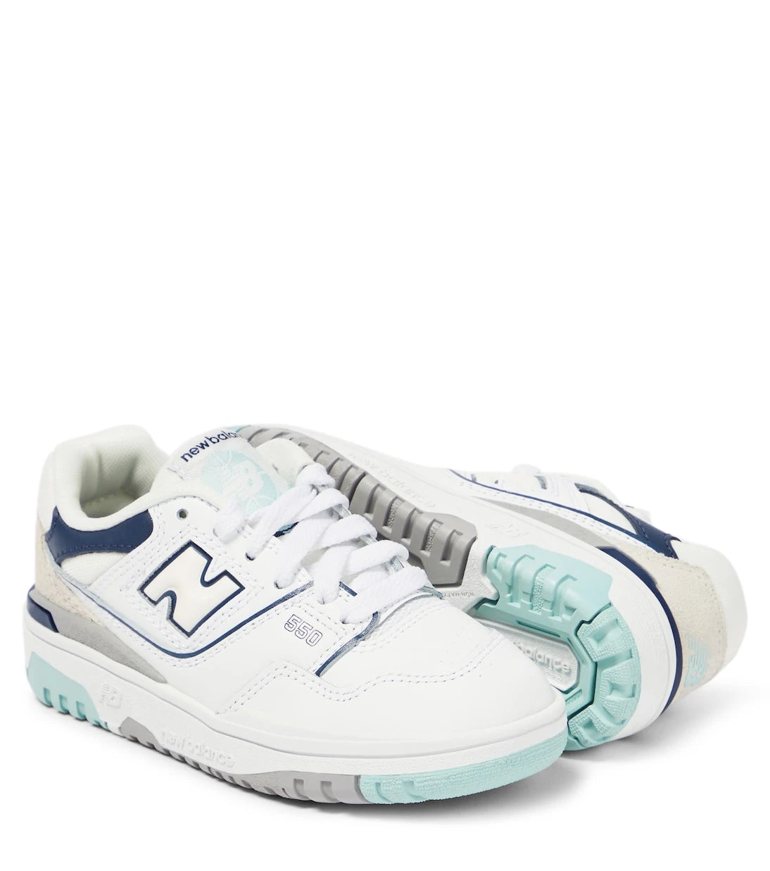 New Balance Kids - أحذية 550 الرياضية الجلدية