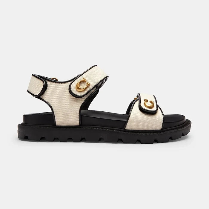 Coach Brynn Canvas Sandal Kadın Sandali