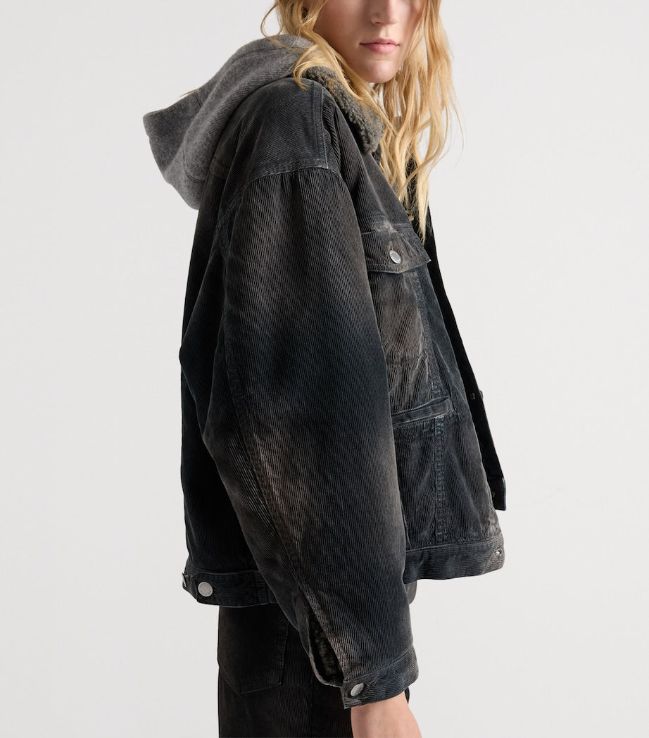 Prada Black Corduroy Jacket