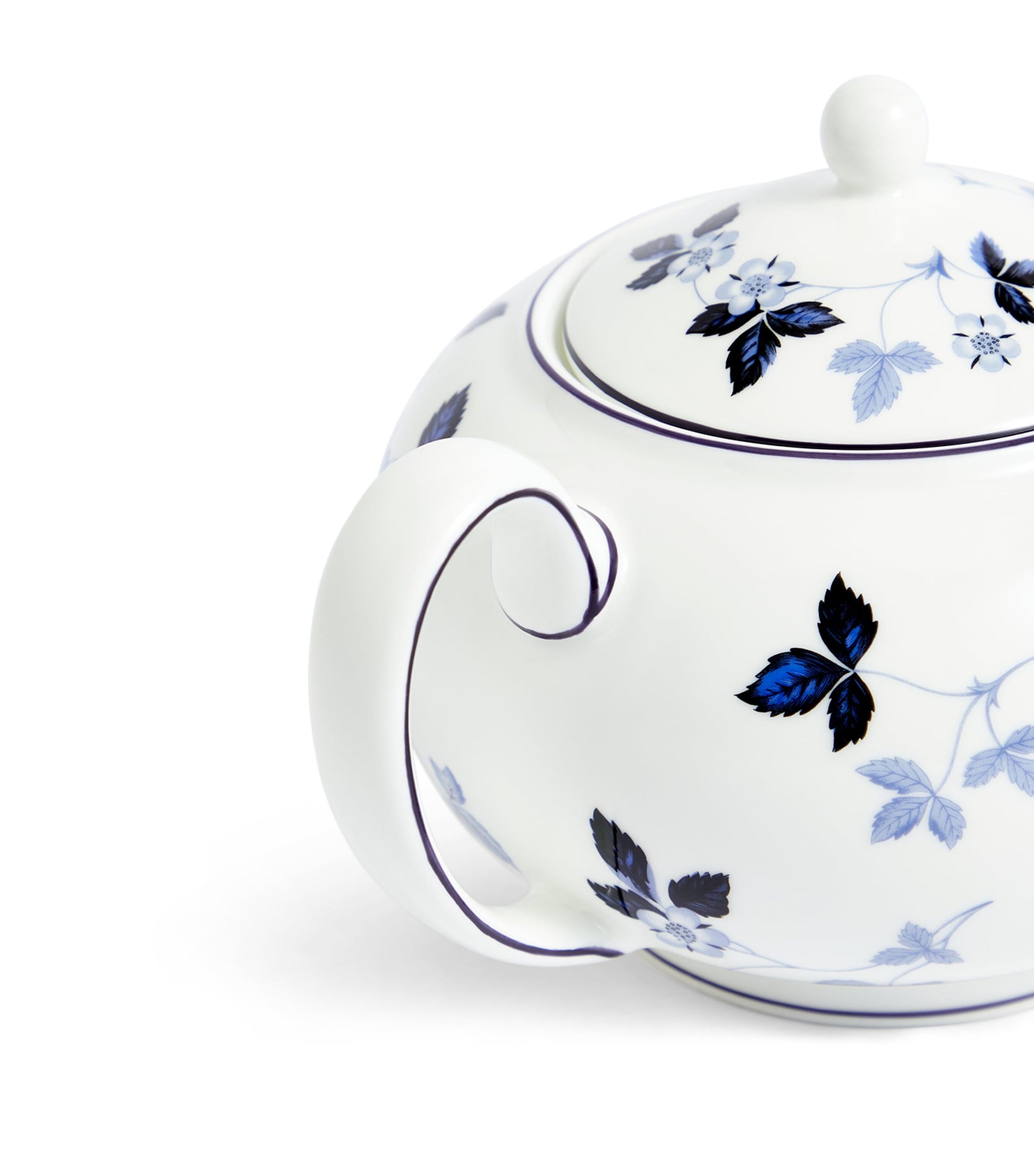 Wild Strawberry Inky Blue Teapot