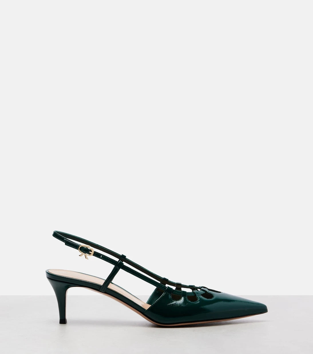 Gianvito Rossi - Eloise 55 leather slingback pumps
