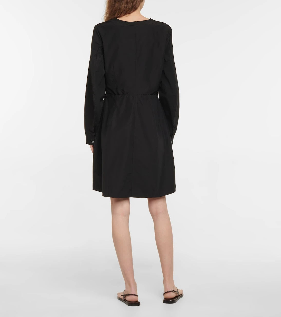 Deveaux New York - Cotton-blend poplin minidress