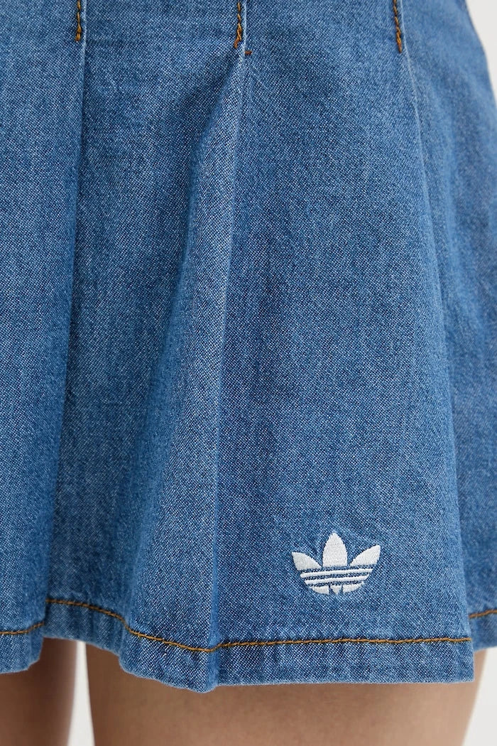 adidas Originals denim pileli etek