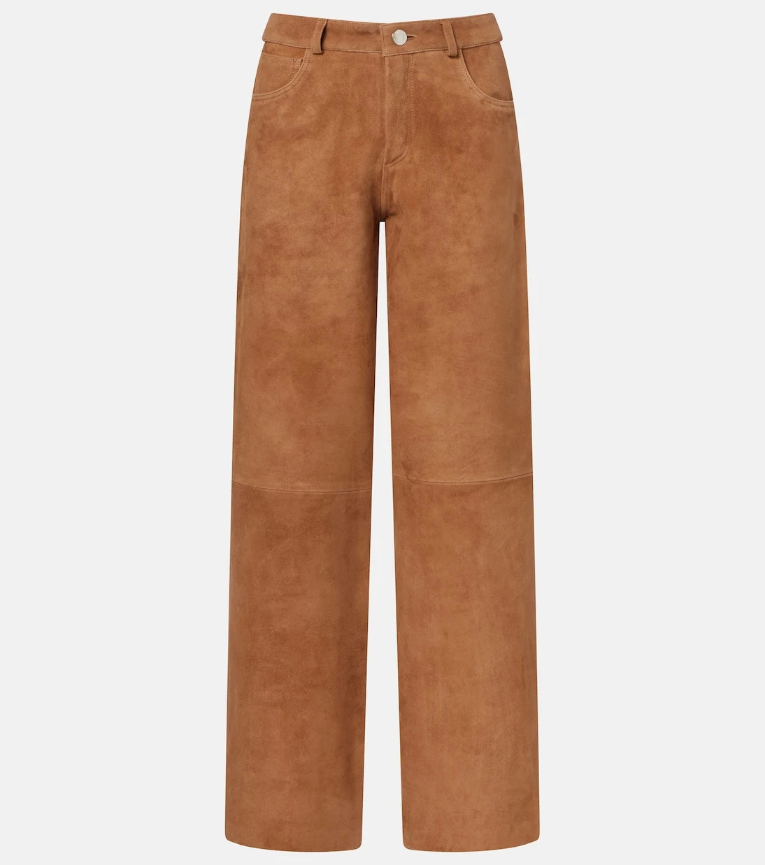 Nour Hammour - Milo suede wide-leg pants