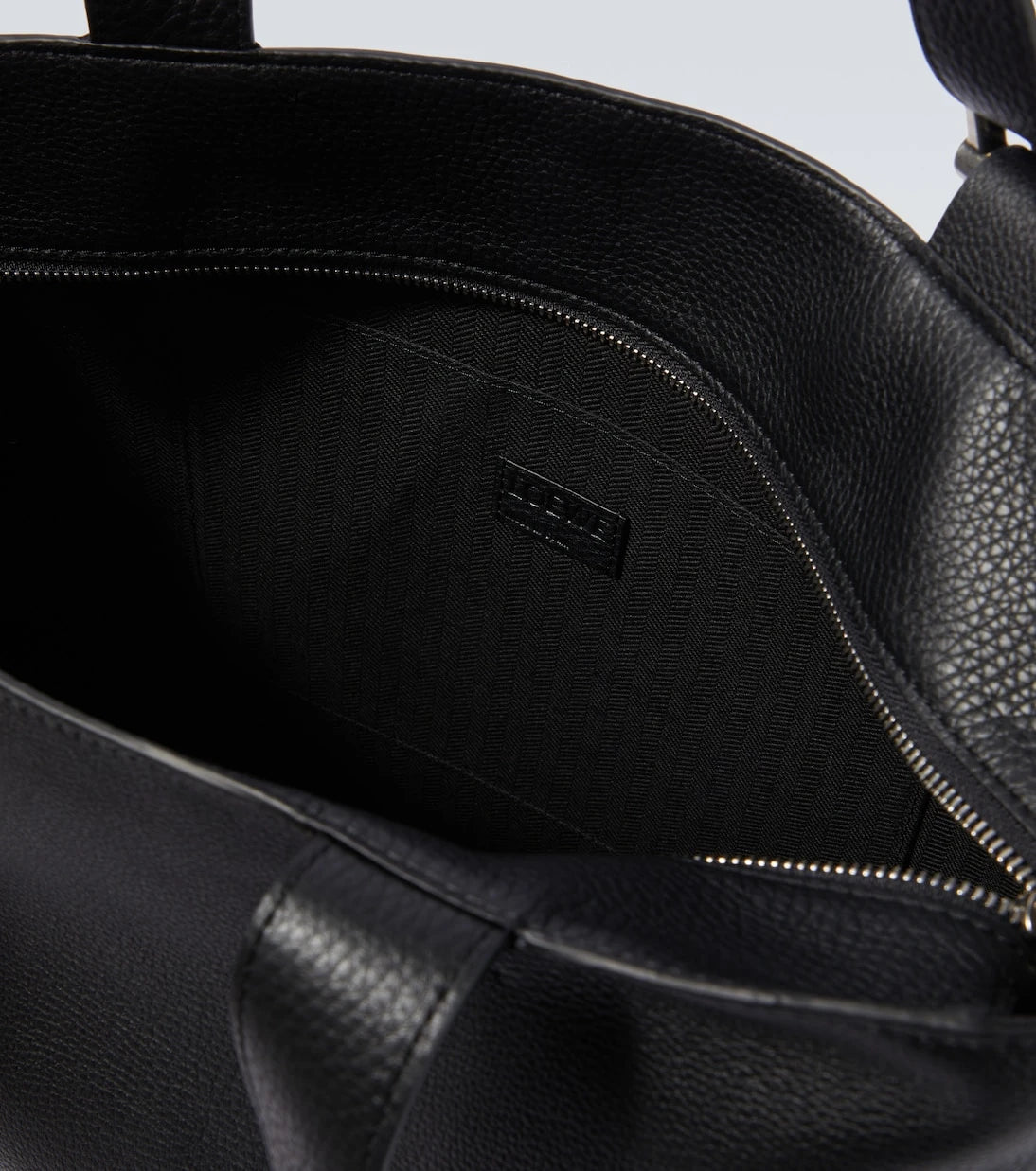 Loewe - Loop leather tote bag