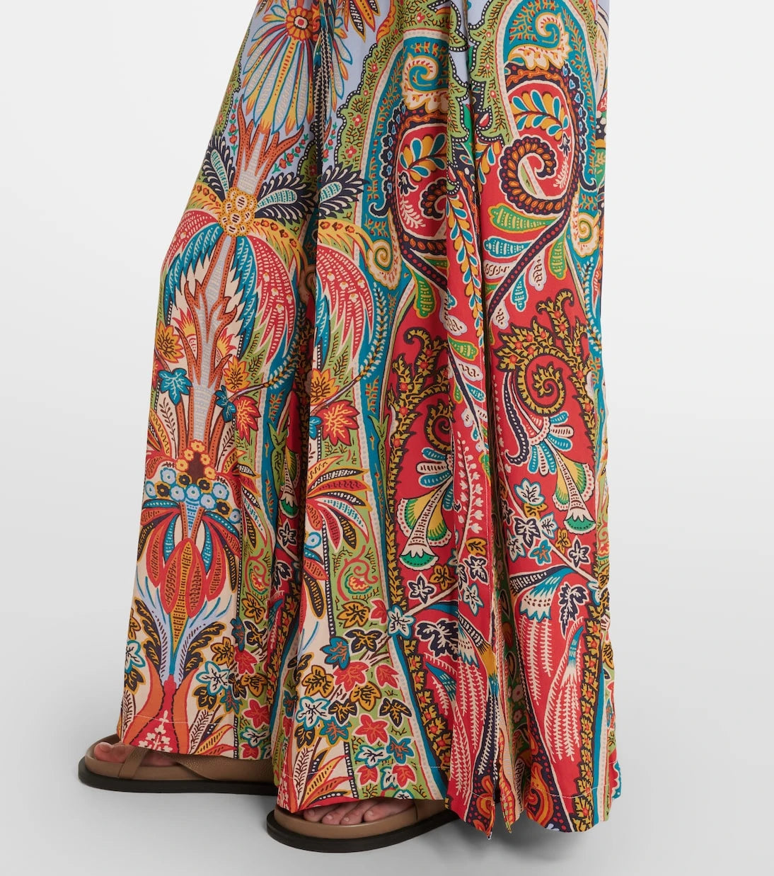Etro - Paisley wide-leg pants