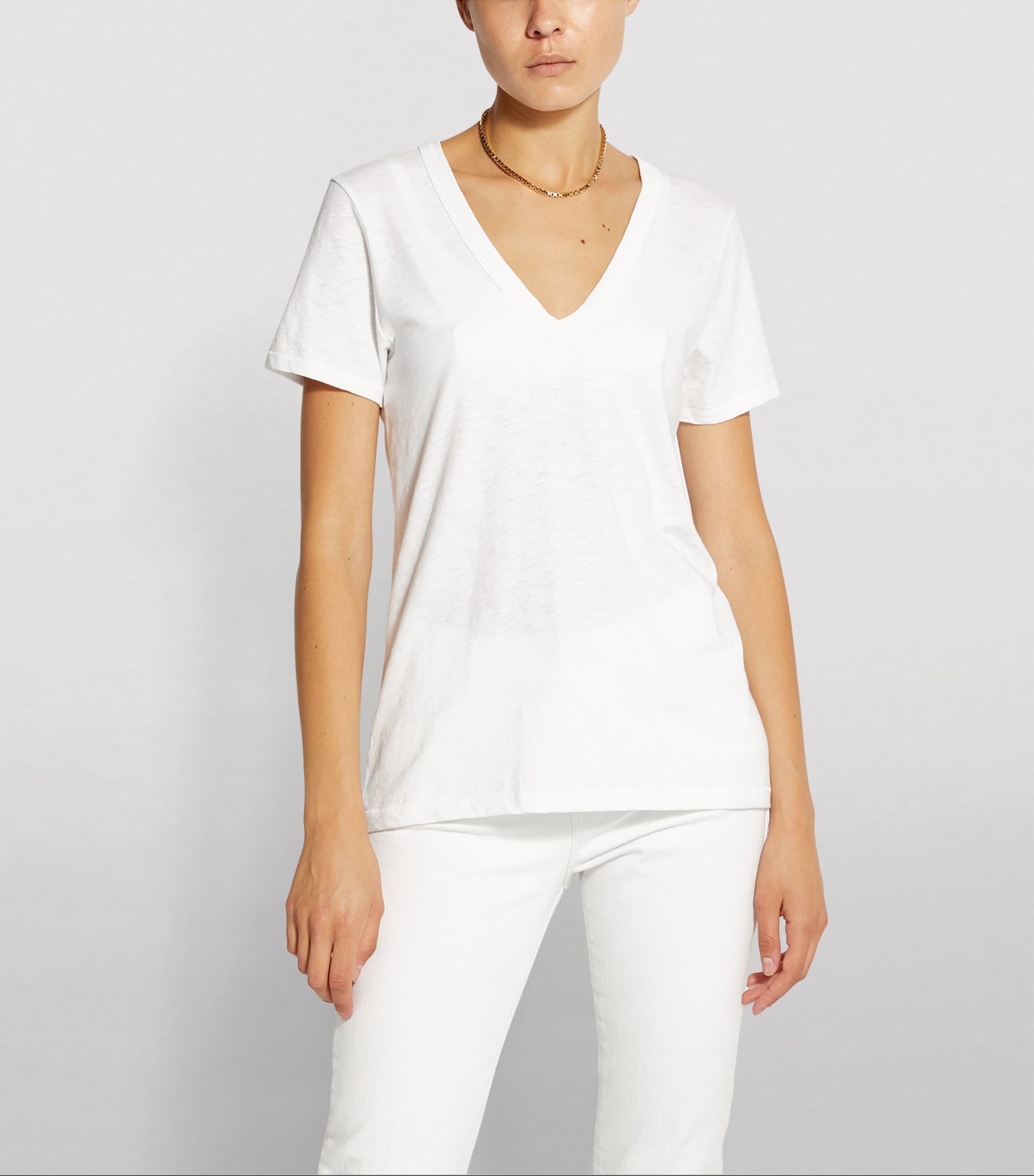 Rag & Bone White The Vee T-Shirt
