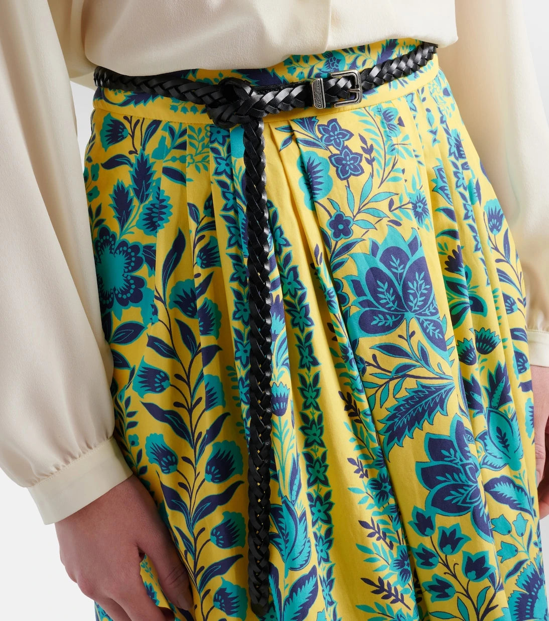 Etro - Braided leather belt