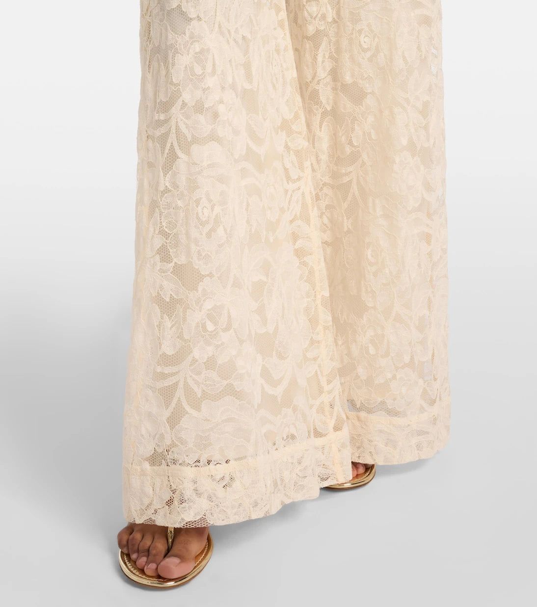 Zimmermann - Carousel lace wide-leg pants