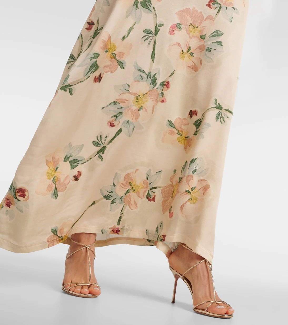 Toteme - Floral draped maxi dress