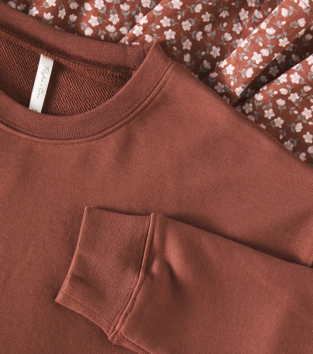 Rylee + Cru - Rosette cotton-blend dress
