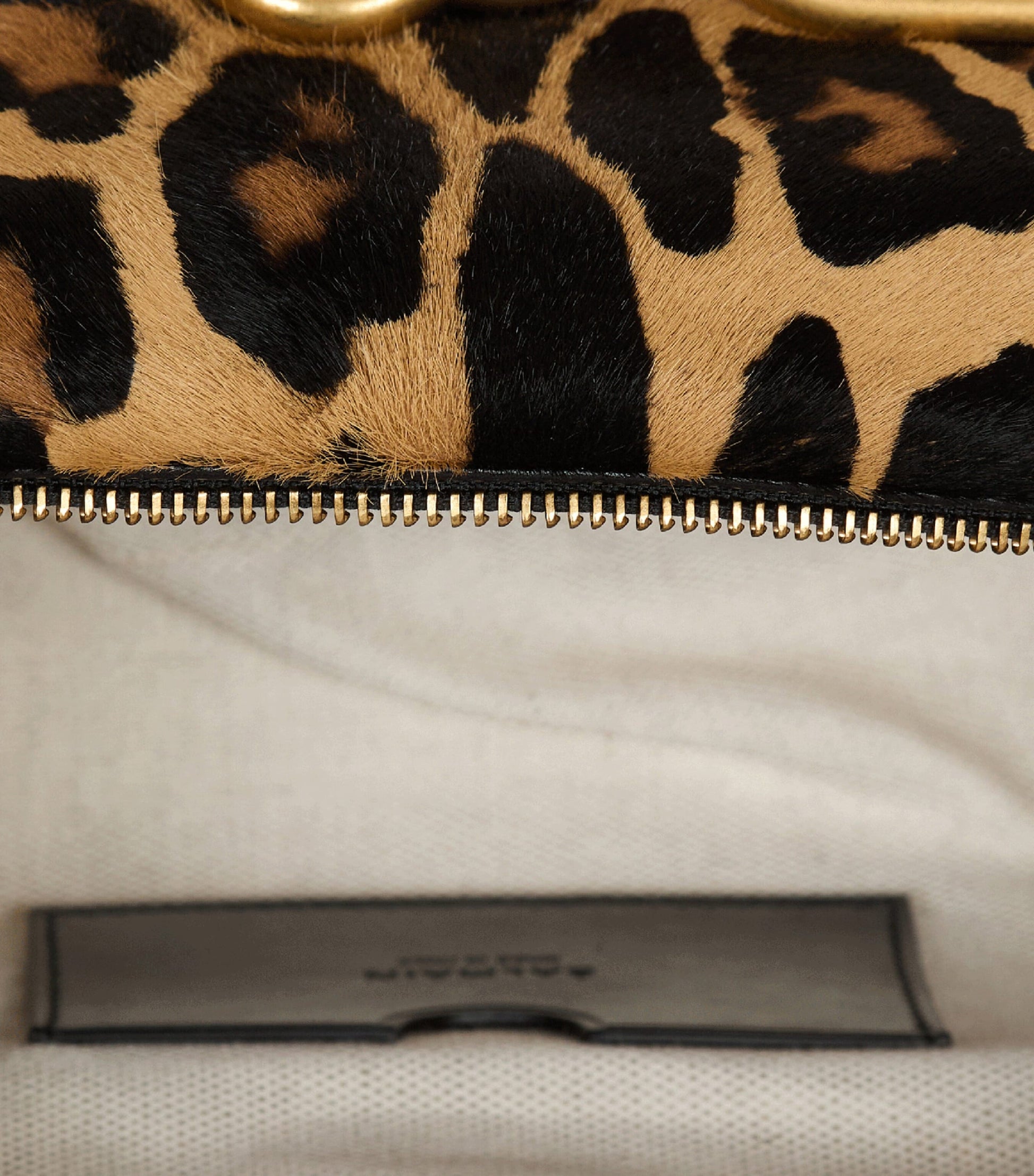 Brown Medium Leopard Sync Shoulder Bag