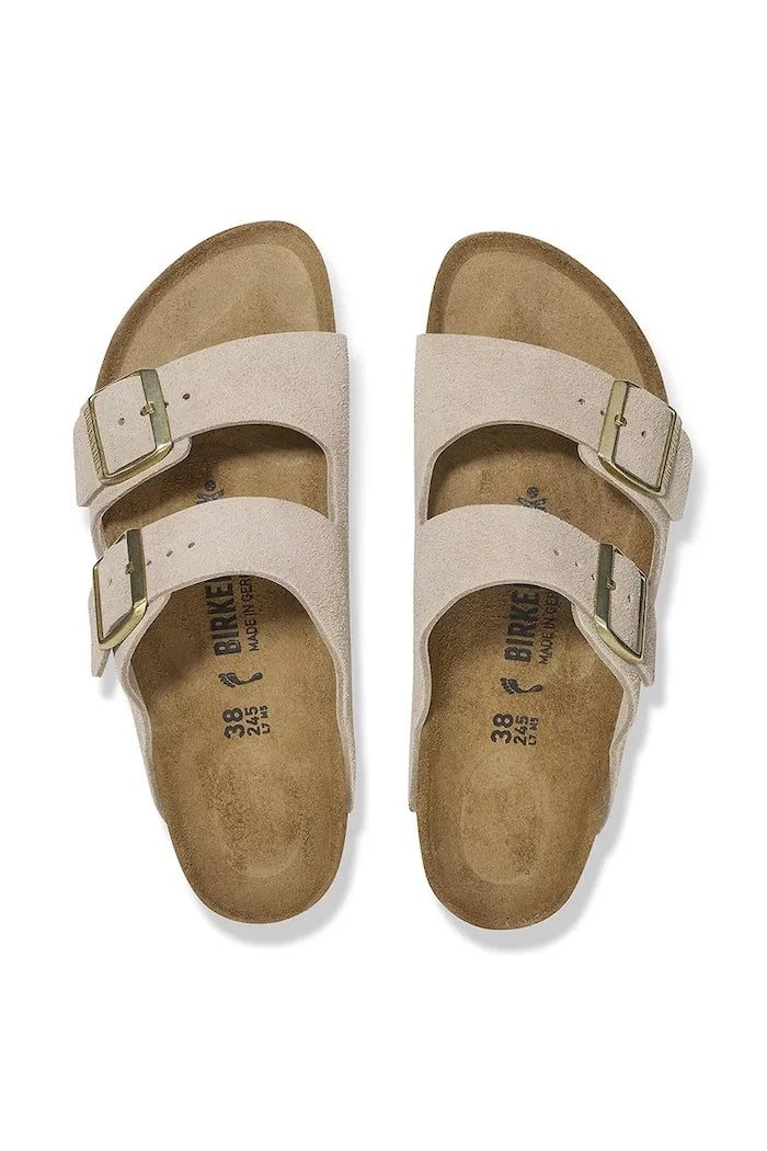 Велурени чехли Birkenstock Arizona