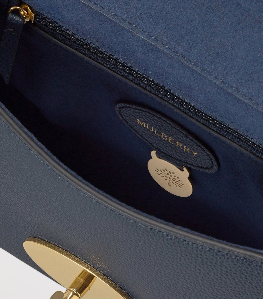 Mulberry Leather Lily Shoulder Bag NIGHT SKY