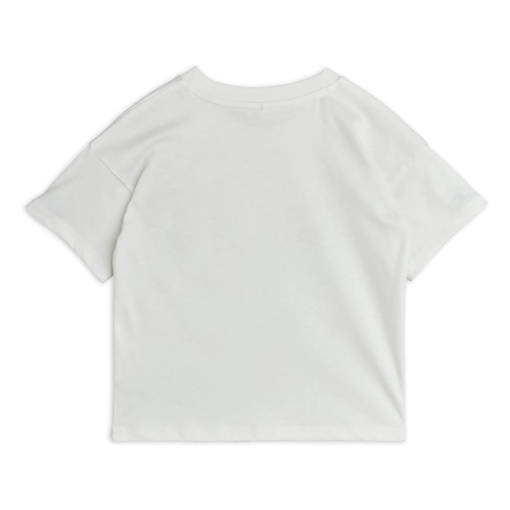 Mini Rodini - Siamese organic cotton T-shirt | White