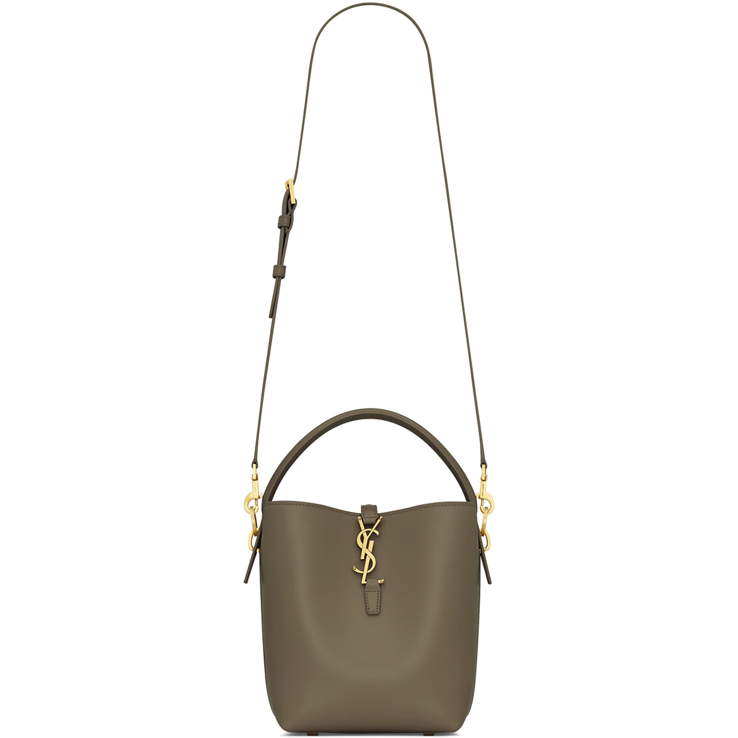 Green Calfskin Le 37 Bucket Bag
