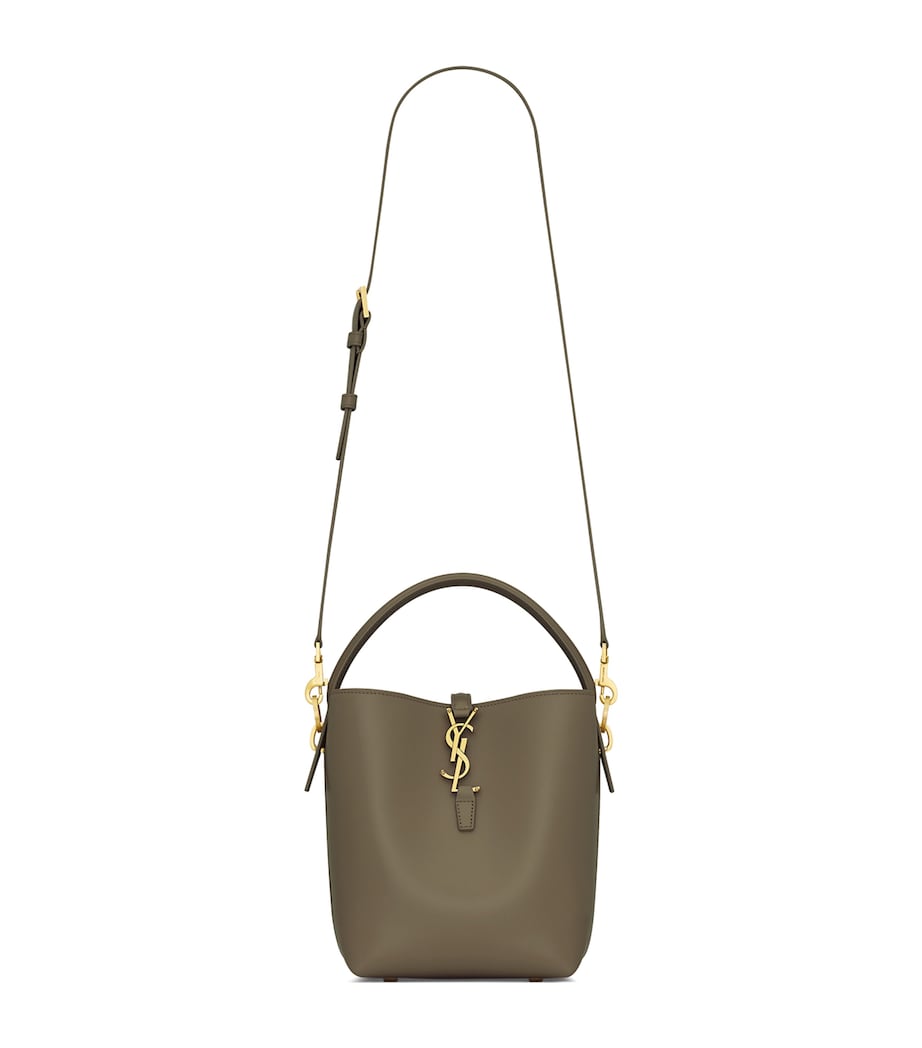 Saint Laurent Green Calfskin Le 37 Bucket Bag