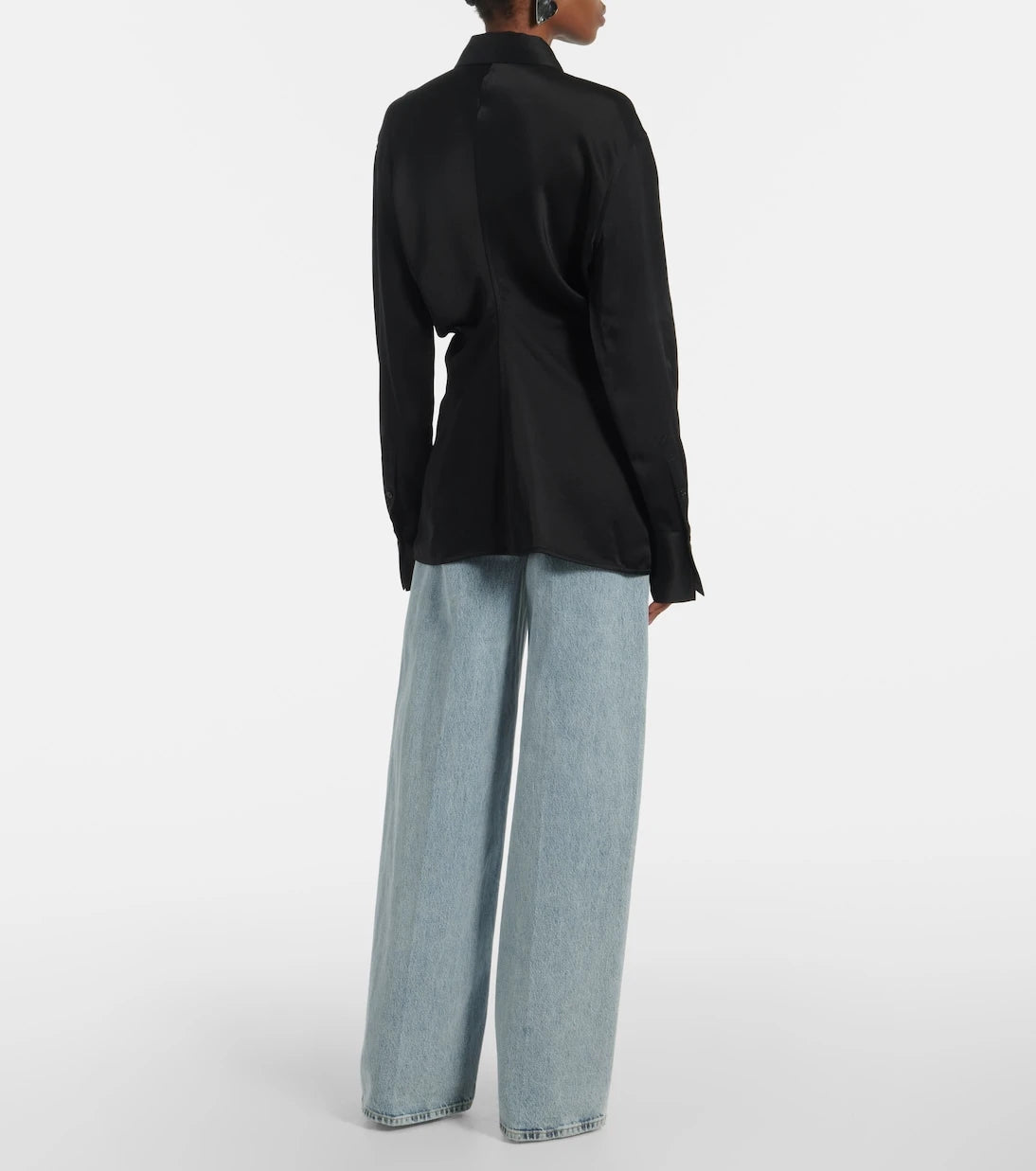 Toteme - Slouch satin shirt